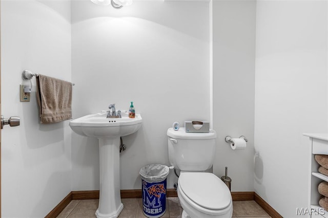 24 Adventura Dr, Festus, MO 63028 - half bath with tile patterned floors