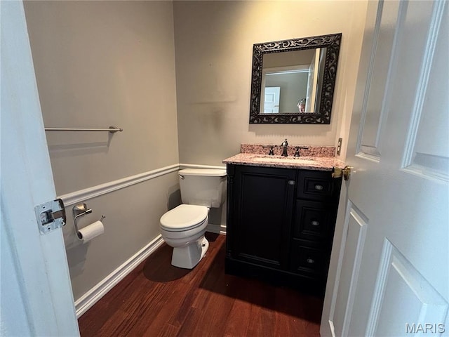 958 Kinsale Dr, Manchester, MO 63021 - half bath with wood finished floors and vanity