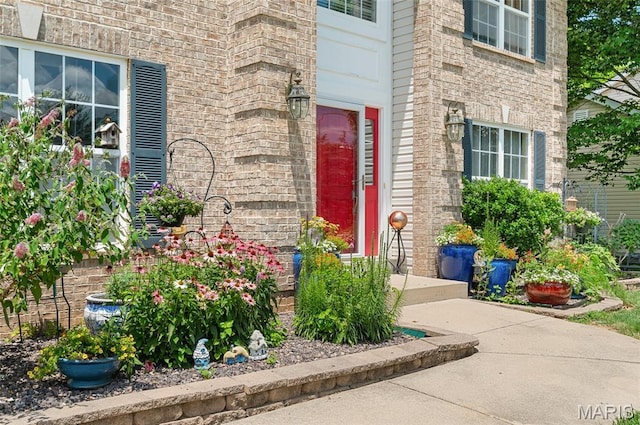 2235 Arnold Palmer Dr, Belleville, IL 62220 - view of exterior entry featuring brick siding