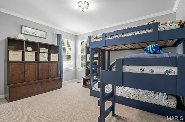 2235 Arnold Palmer Dr, Belleville, IL 62220 - carpeted bedroom with baseboards and ornamental molding