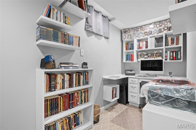 2235 Arnold Palmer Dr, Belleville, IL 62220 - home office with baseboards and light colored carpet