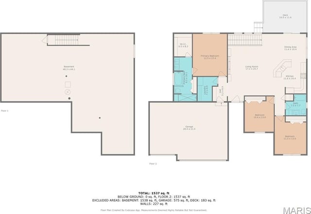 225 Ranchero Dr, Hamel, IL 62046 - view of room layout