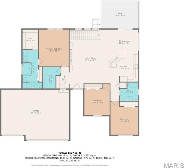 225 Ranchero Dr, Hamel, IL 62046 - view of property floor plan