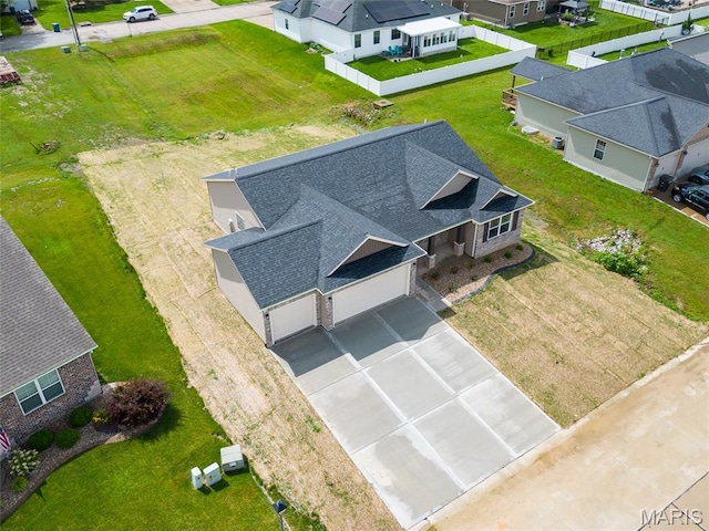 225 Ranchero Dr, Hamel, IL 62046 - aerial perspective of suburban area
