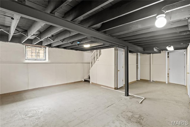 3800 Oakridge Blvd, Northwoods, MO 63121 - below grade area with stairway