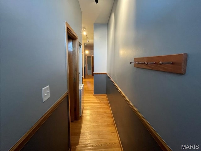2319 Hickory St Unit A, Saint Louis, MO 63104 - hallway with light wood finished floors