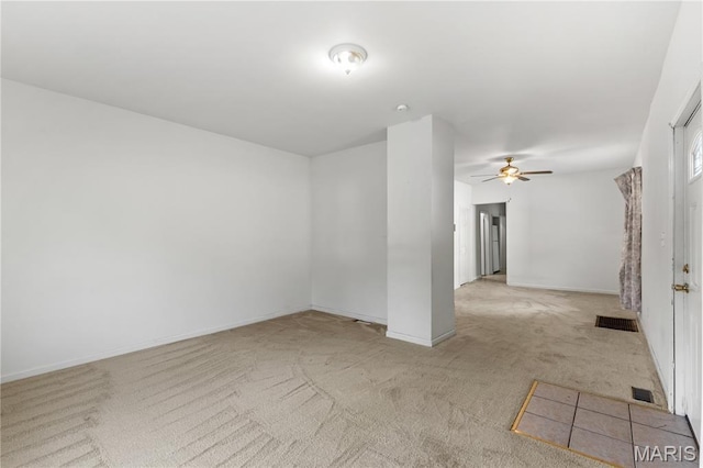224 E Velma Ave, Lemay Township, MO 63125 - spare room featuring light carpet and ceiling fan