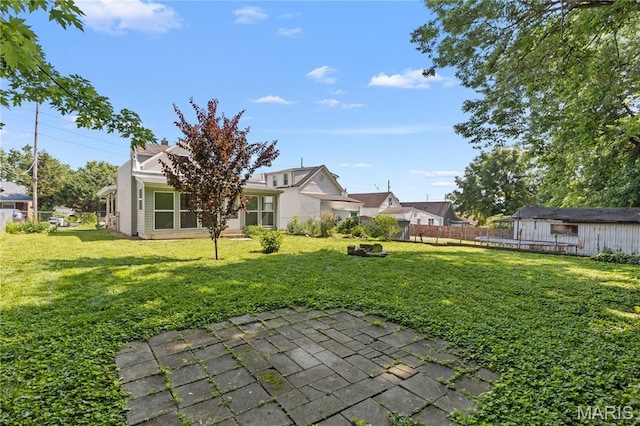 224 E Velma Ave, Lemay Township, MO 63125 - fenced backyard featuring a patio area