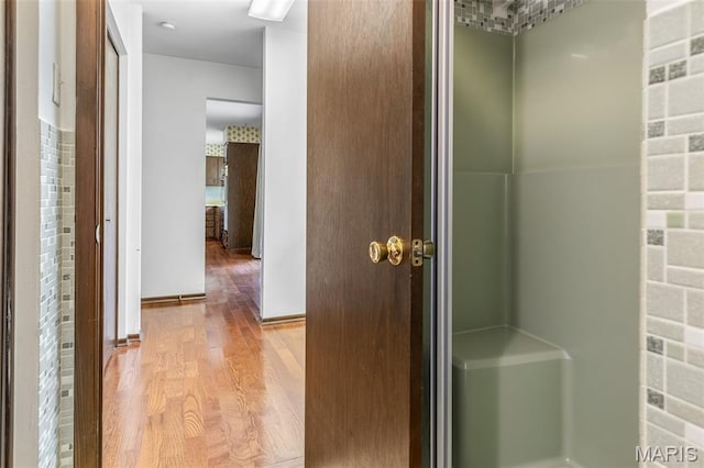 2844 Deborah Ann Dr, Arnold, MO 63010 - corridor featuring light wood-type flooring