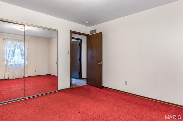 2844 Deborah Ann Dr, Arnold, MO 63010 - unfurnished bedroom featuring carpet flooring and a closet
