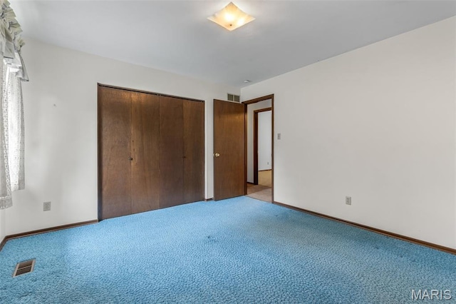 2844 Deborah Ann Dr, Arnold, MO 63010 - unfurnished bedroom with carpet floors and a closet