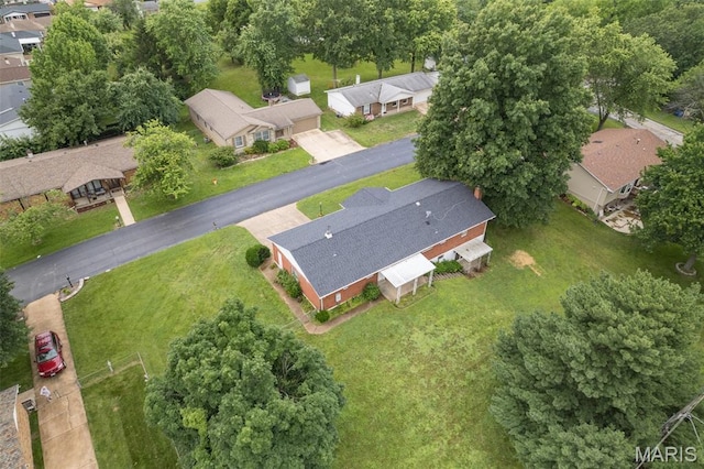 2844 Deborah Ann Dr, Arnold, MO 63010 - aerial view of property and surrounding area with nearby suburban area