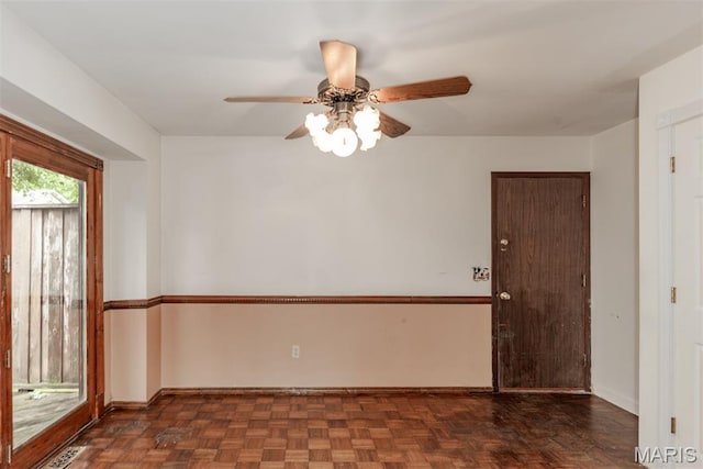 18 Novella Dr, Saint Peters, MO 63376 - empty room with a ceiling fan and baseboards