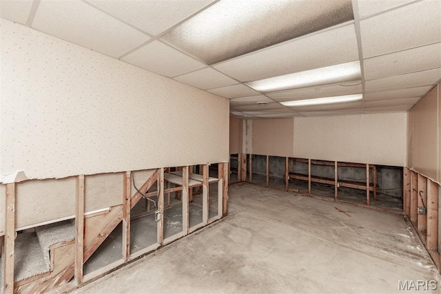 18 Novella Dr, Saint Peters, MO 63376 - unfinished below grade area featuring a paneled ceiling