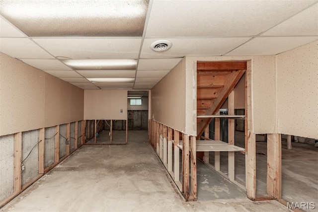 18 Novella Dr, Saint Peters, MO 63376 - below grade area with a drop ceiling