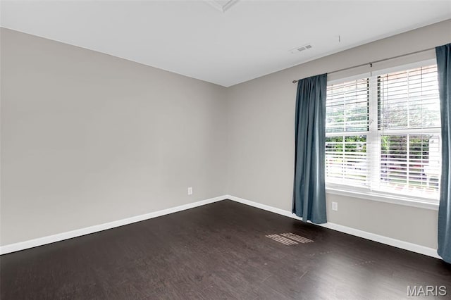 800 Sugar Valley Ct Unit A, Saint Peters, MO 63376 - empty room featuring baseboards and dark wood finished floors