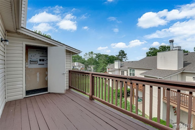 800 Sugar Valley Ct Unit A, Saint Peters, MO 63376 - deck with a residential view