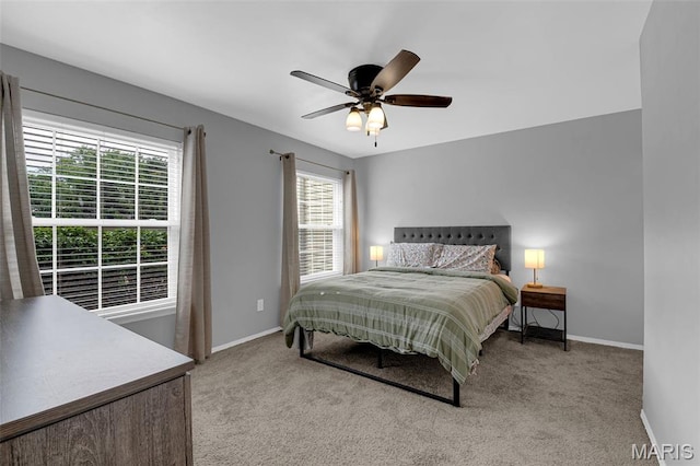 818 Sugar Valley Ct, Saint Peters, MO 63376 - bedroom with carpet floors and a ceiling fan