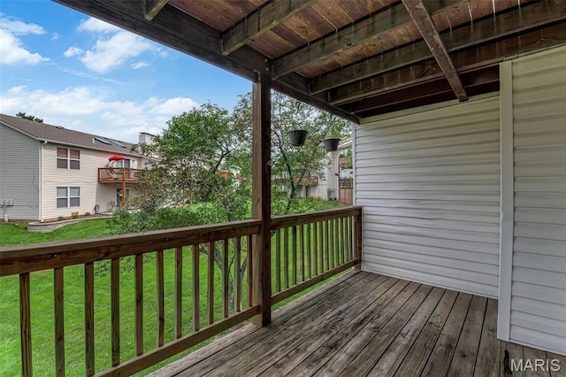 818 Sugar Valley Ct, Saint Peters, MO 63376 - deck featuring a lawn