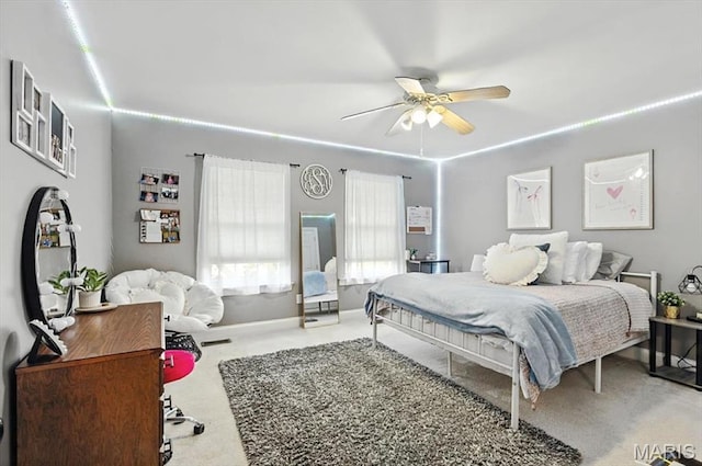 923 Legends View Dr, Eureka, MO 63025 - bedroom with carpet flooring and ceiling fan