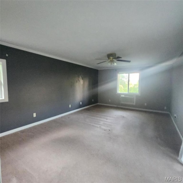 6380 Dolde Rd, Cedar Hill, MO 63016 - carpeted empty room with ceiling fan and baseboards