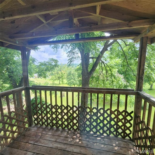 6380 Dolde Rd, Cedar Hill, MO 63016 - view of wooden terrace