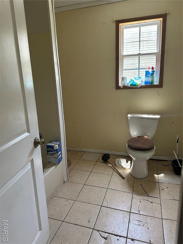 1409 Monroe St, Alton, IL 62002 - full bathroom with a bath and tile patterned floors