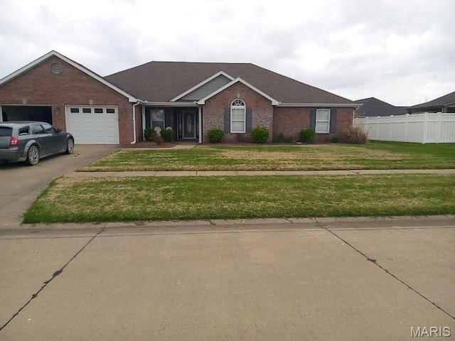 1107 Daffodil St, Sikeston, MO 63801 - single story home featuring brick siding, driveway, and an attached garage