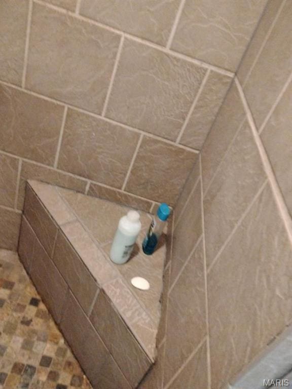 1107 Daffodil St, Sikeston, MO 63801 - bathroom view of a tile shower