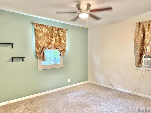 3212 Rodger Ave, Granite City, IL 62040 - carpeted empty room featuring ceiling fan and baseboards
