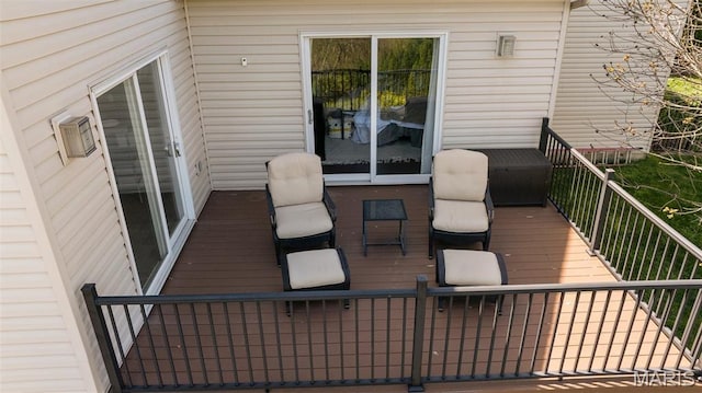 4304 Austin Pass Ct, Saint Charles, MO 63304 - view of wooden deck