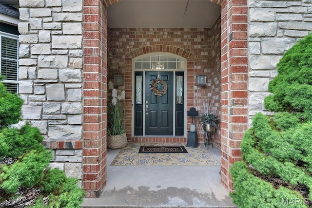 4304 Austin Pass Ct, Saint Charles, MO 63304 - doorway to property featuring brick siding