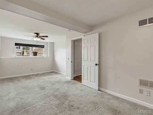 3178 5 Oaks Dr, Arnold, MO 63010 - carpeted empty room with ceiling fan and baseboards