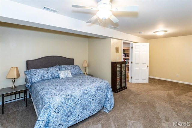 221 Meriwether Lewis Dr, Ofallon, MO 63368 - bedroom with carpet flooring and a ceiling fan