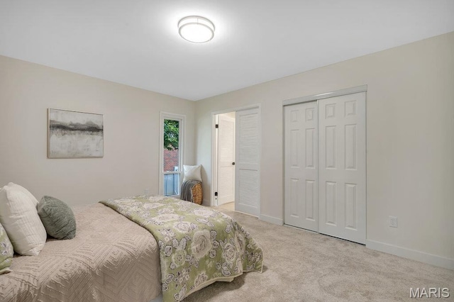 1254 Jade Wind Cir, Ballwin, MO 63011 - carpeted bedroom featuring baseboards and a closet