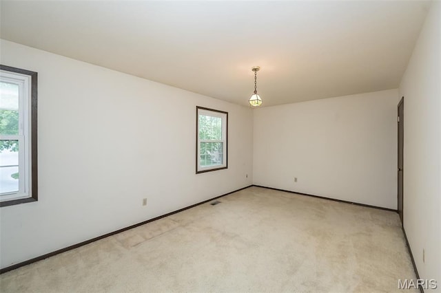 14898 Pheasant Hill Ct, Chesterfield, MO 63017 - unfurnished room featuring healthy amount of natural light and light carpet