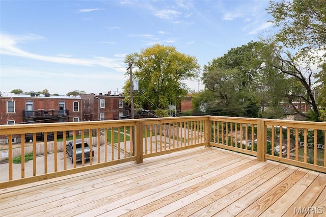 3400 Vista Ave, Saint Louis, MO 63104 - view of wooden deck