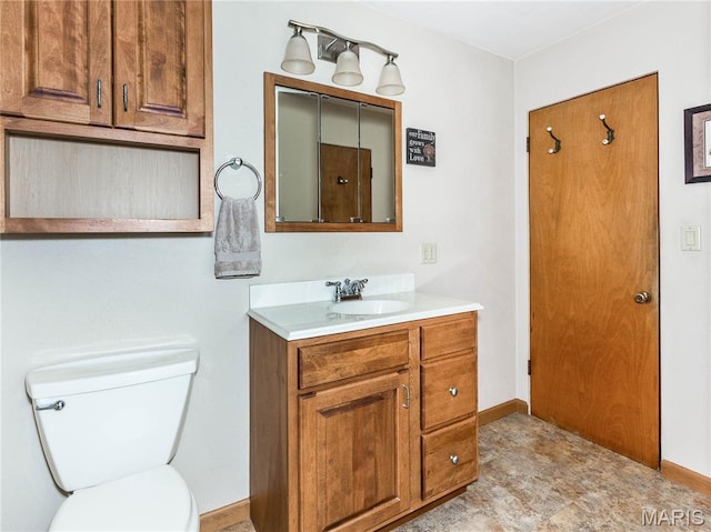 9 Richard St, Waterloo, IL 62298 - bathroom with vanity and toilet