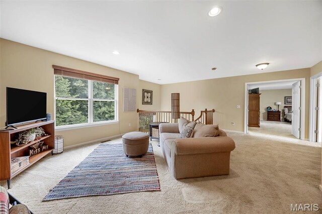 24 Milton Brennan Manor Ct, Wentzville, MO 63385 - carpeted living area with recessed lighting