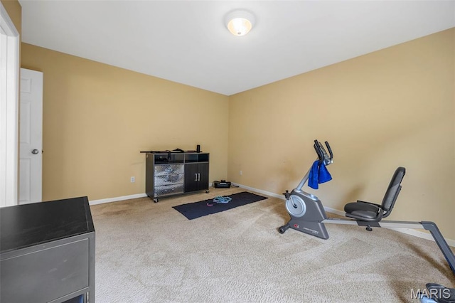 24 Milton Brennan Manor Ct, Wentzville, MO 63385 - exercise room featuring carpet and baseboards