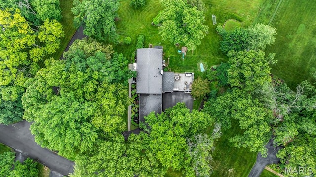 1607 Wyncliff Ln, Frontenac, MO 63131 - aerial view
