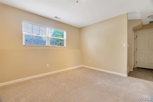 536 White Fence Dr, Wentzville, MO 63385 - carpeted spare room featuring baseboards