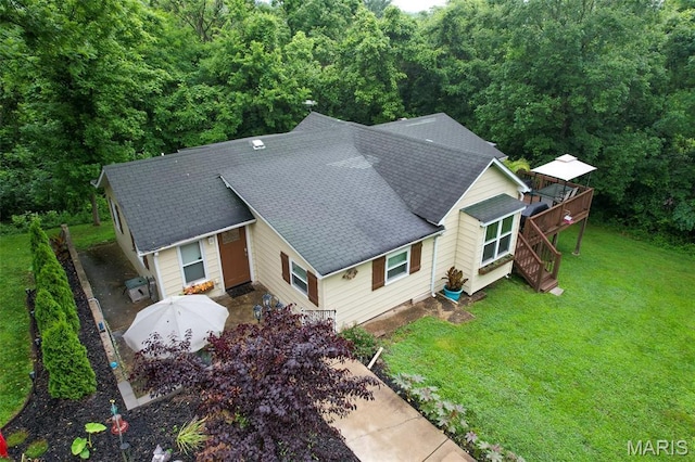 623 Boyne St, De Soto, MO 63020 - aerial view of property and surrounding area