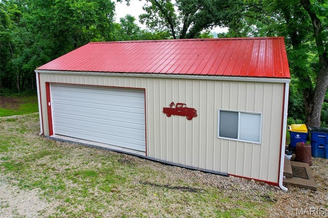 623 Boyne St, De Soto, MO 63020 - view of detached garage