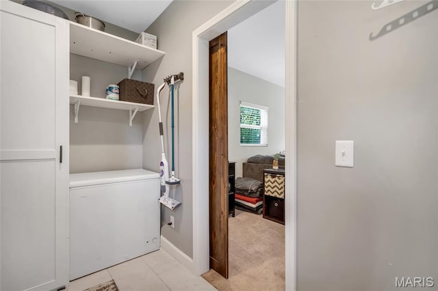 4004 W Dr, Saint Peters, MO 63376 - washroom featuring light marble finish flooring