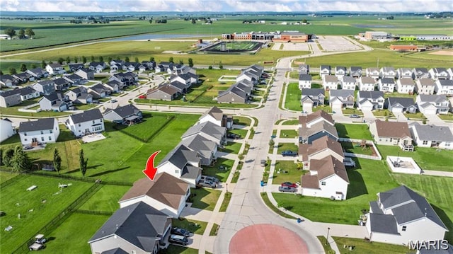 155 Pampano Ln, Saint Charles, MO 63301 - aerial perspective of suburban area