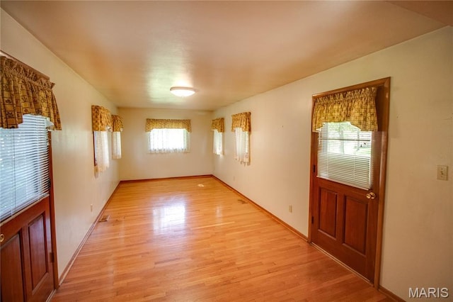 6155 Raymond Rd, Bunker Hill, IL 62014 - entryway with light wood-type flooring