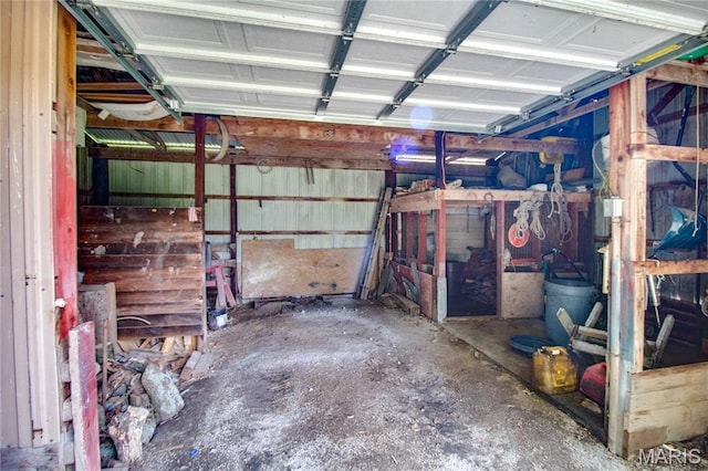 6155 Raymond Rd, Bunker Hill, IL 62014 - view of garage