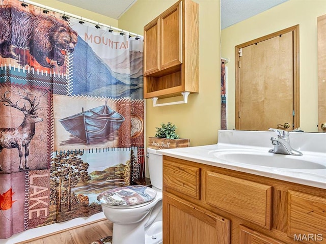 344 Westline Ct, Shiloh, IL 62221 - full bathroom featuring vanity and wood finished floors