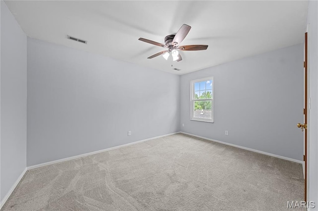 12107 Autumn Lakes Dr, Maryland Heights, MO 63043 - spare room with carpet flooring and ceiling fan